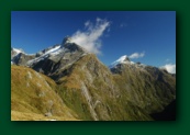 View back to Mackinnon Pass and 12 sec drop